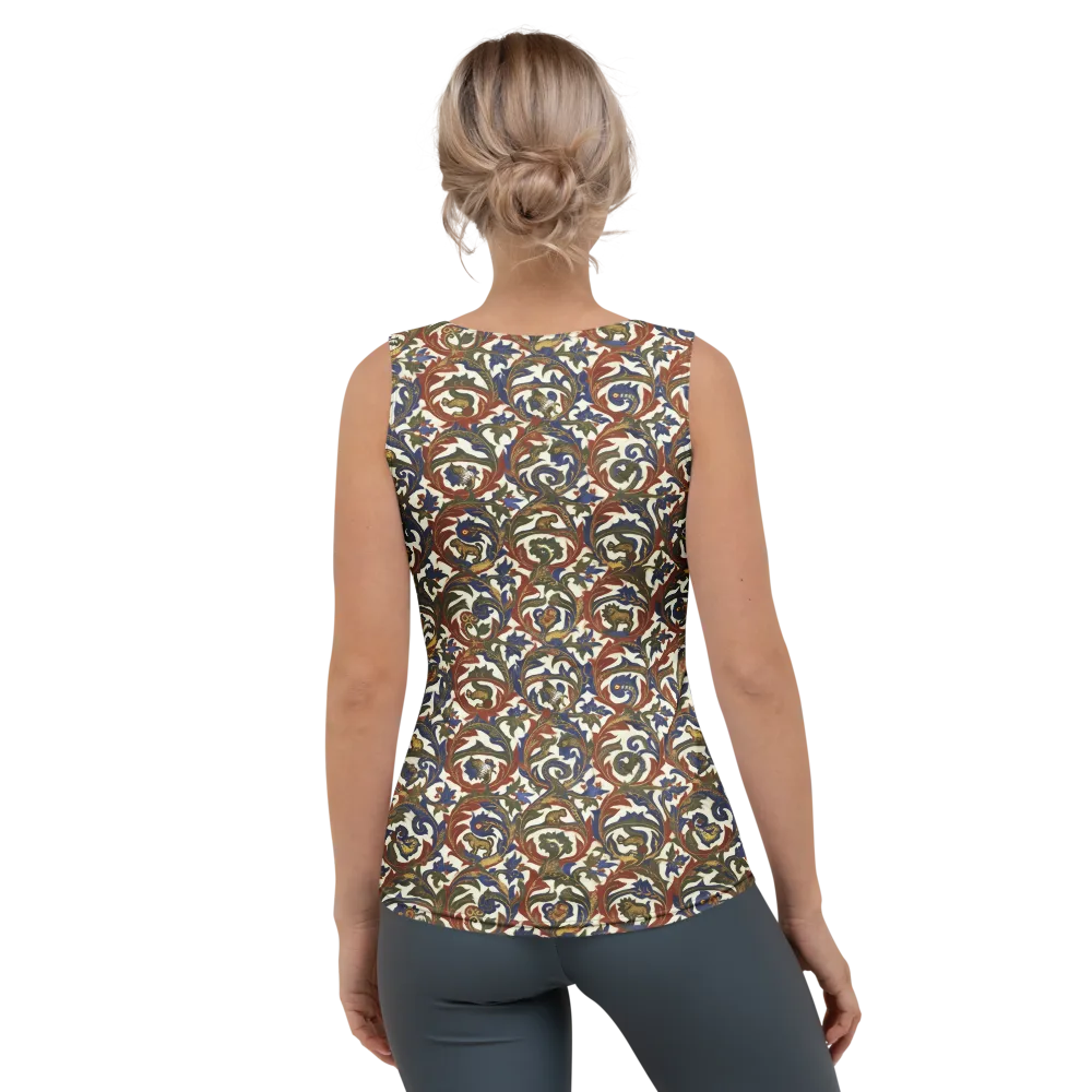 Bestiary Brocade on Women's Tank Top — Back