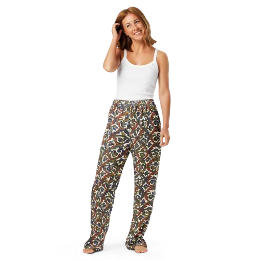 Bestiary Brocade on a Women's Pajama Pants
