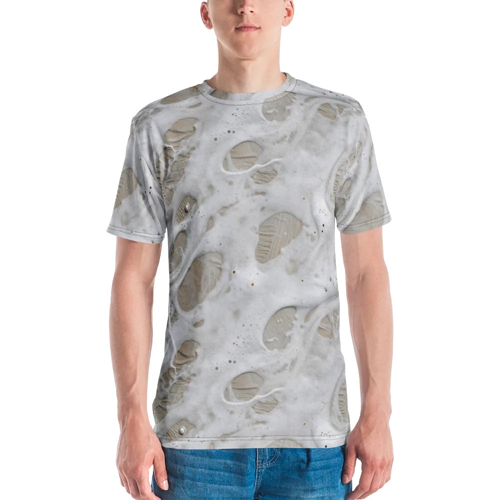 Moonstone Foam on Men's Crew Neck T-Shirt — Front