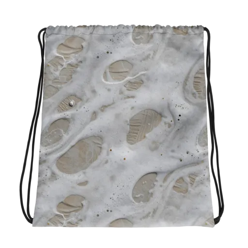 Moonstone Foam on a Drawstring Bag
