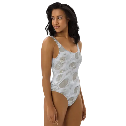 Moonstone Foam on a One-Piece Swimsuit