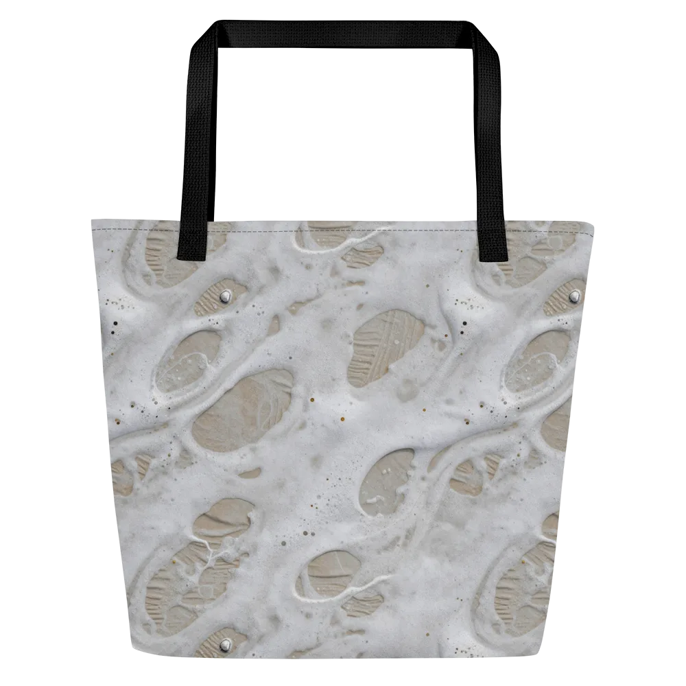 Moonstone Foam on Large Tote Bag W/ Pocket — Front