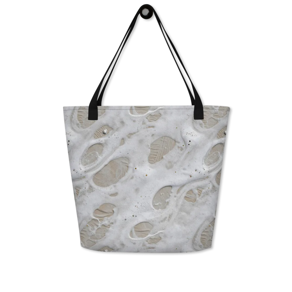 Moonstone Foam on Large Tote Bag W/ Pocket — Front