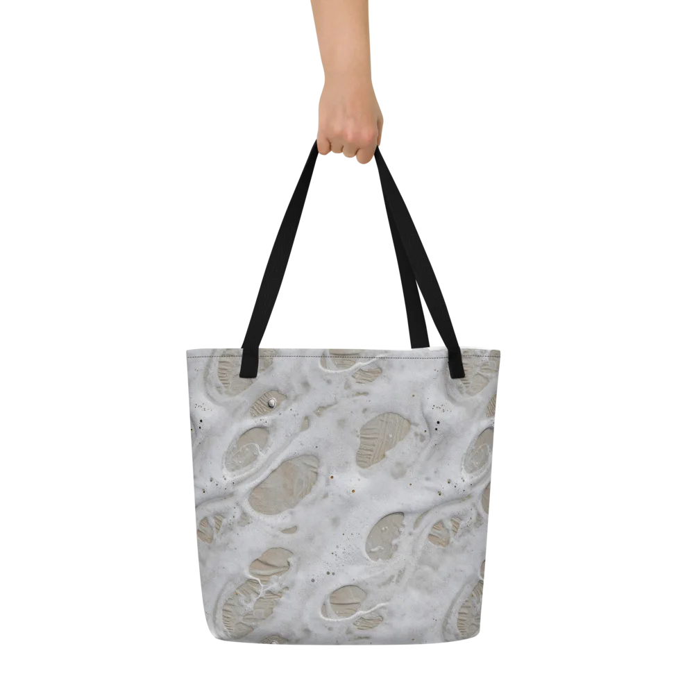 Moonstone Foam on Large Tote Bag W/ Pocket — Front