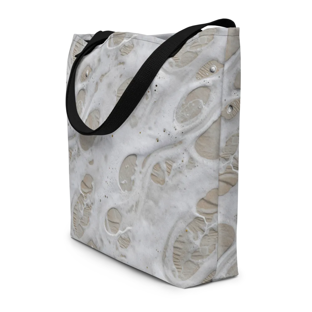 Moonstone Foam on Large Tote Bag W/ Pocket — Front