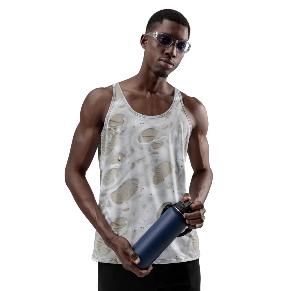 Moonstone Foam on Men's Tank Top — Front