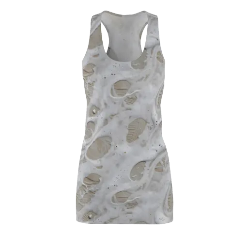 Moonstone Foam on a Racerback Dress