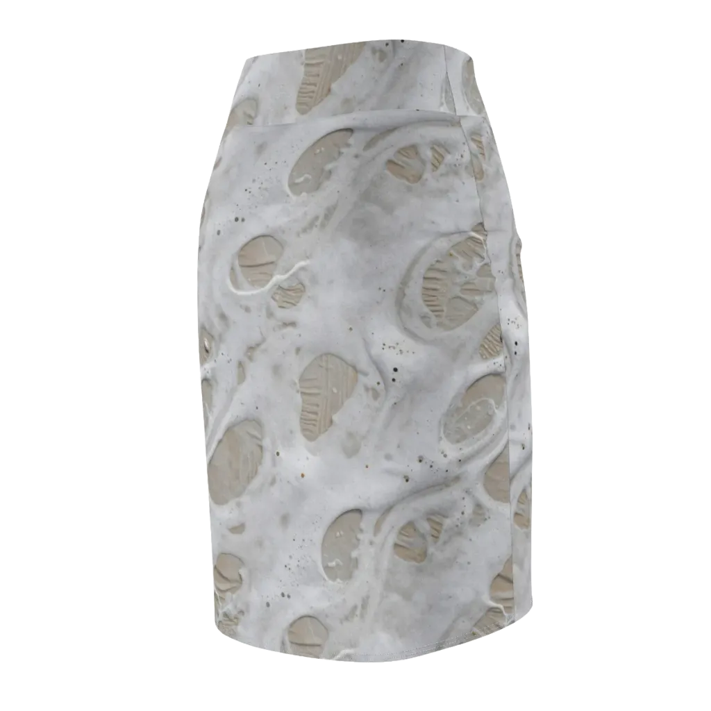Moonstone Foam on Pencil Skirt — Back Side
