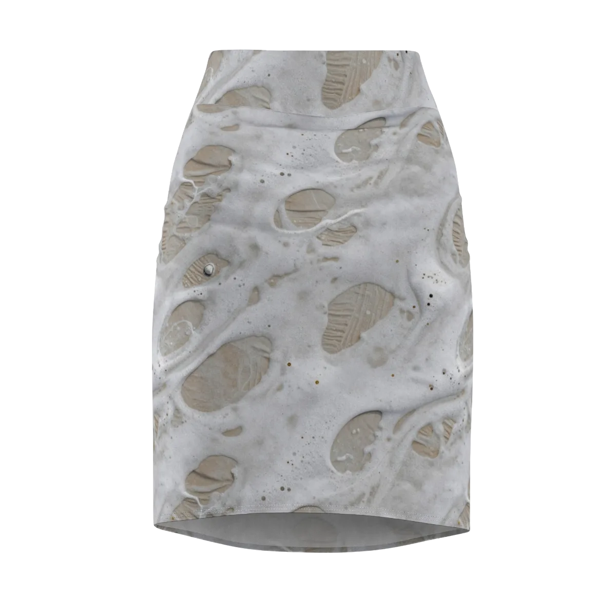 Moonstone Foam on Pencil Skirt — Front