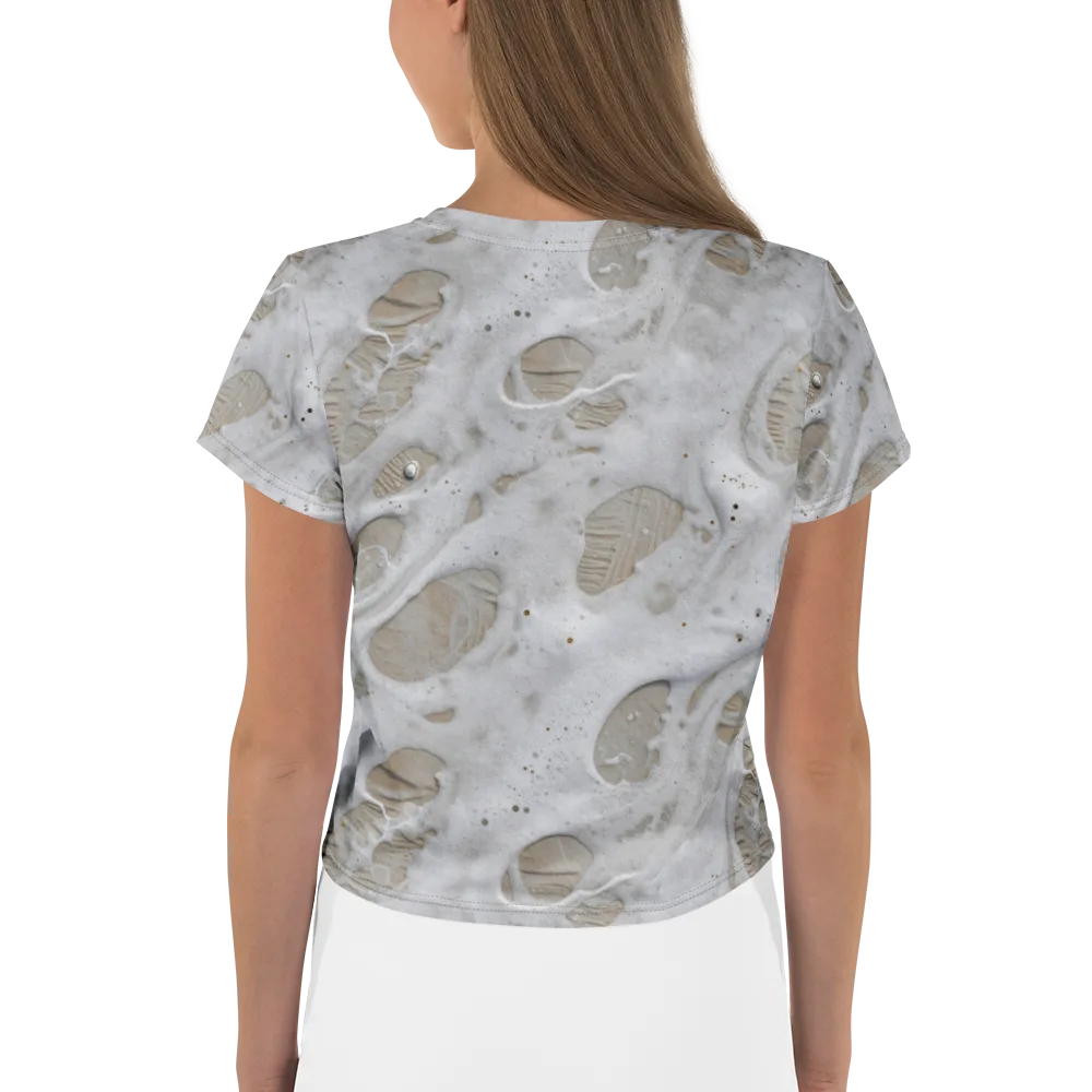 Moonstone Foam on Crop Tee — Back