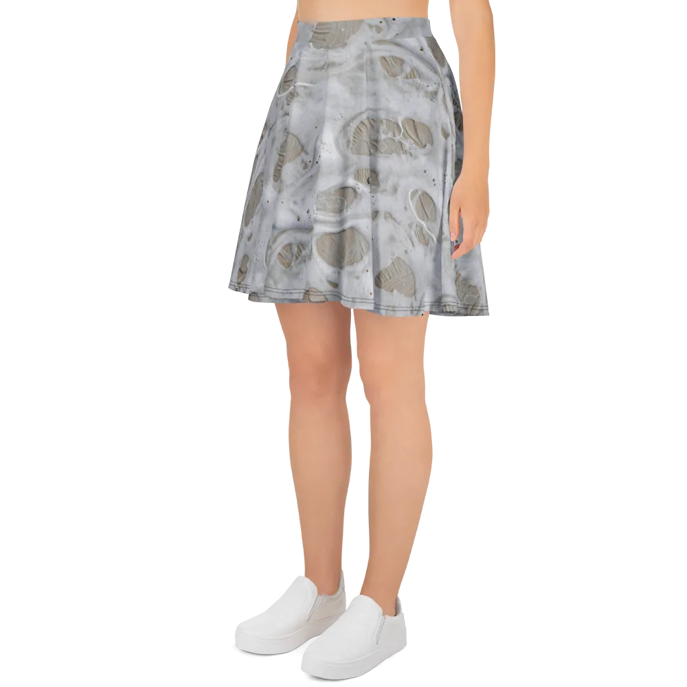Moonstone Foam on Skater Skirt — Left