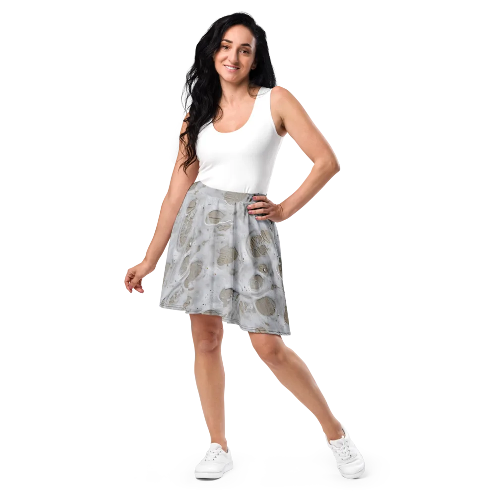 Moonstone Foam on Skater Skirt — Front