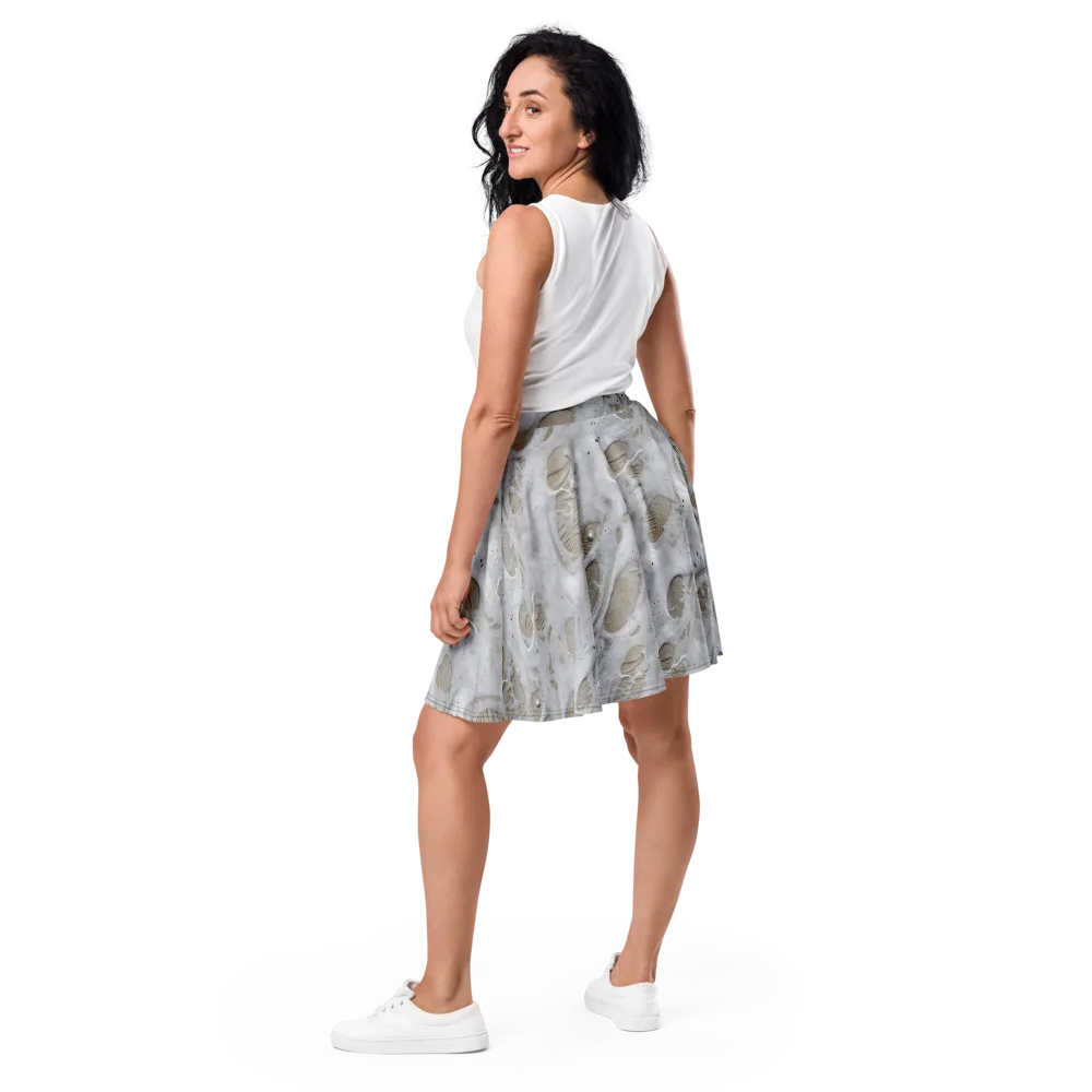 Moonstone Foam on Skater Skirt — Back