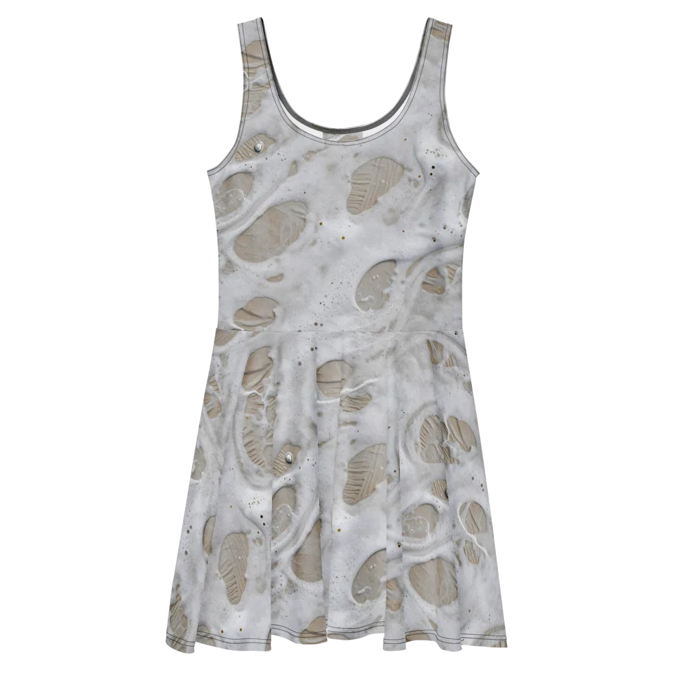Moonstone Foam on Skater Dress — Front