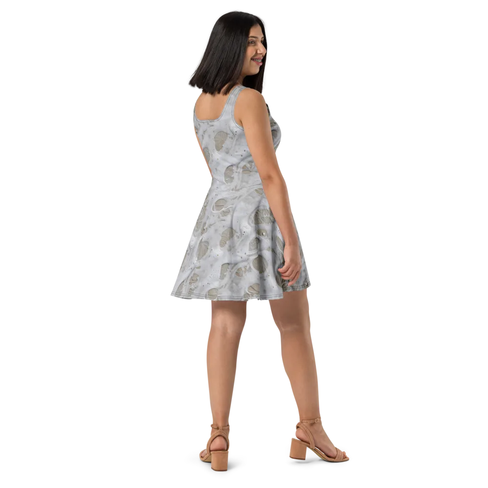 Moonstone Foam on Skater Dress — Right