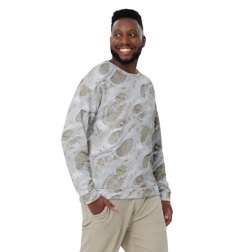 Moonstone Foam on Sweatshirt — Front