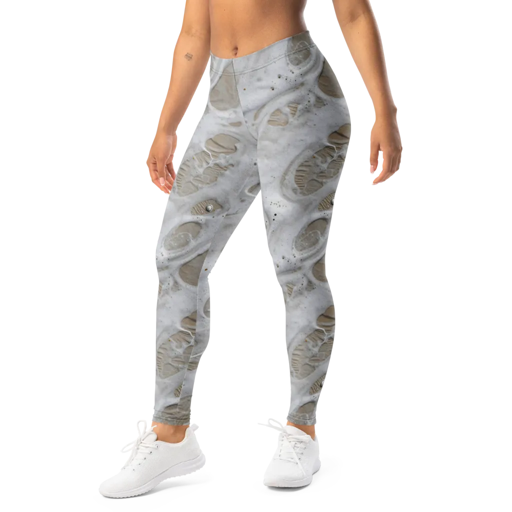Moonstone Foam on Leggings — Left Front