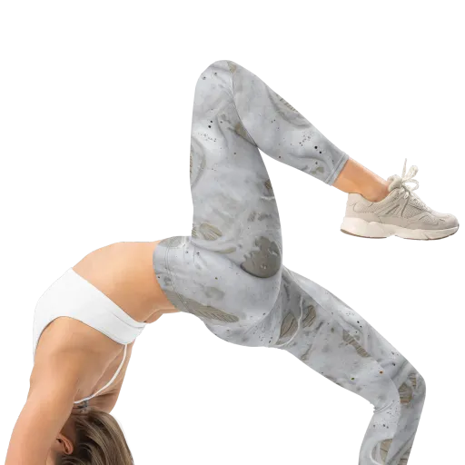 Moonstone Foam on a Leggings