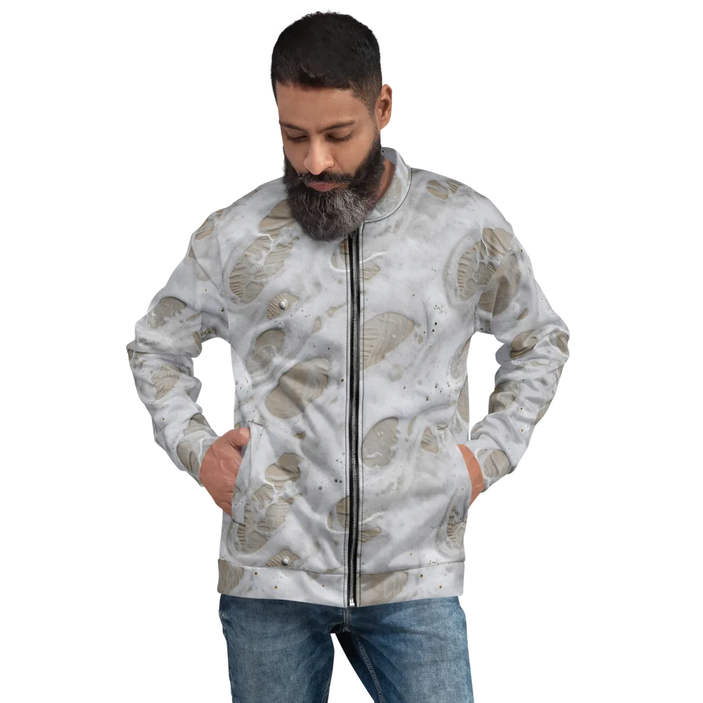 Moonstone Foam on Bomber Jacket — Front