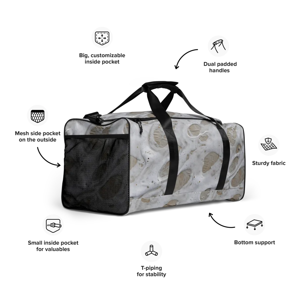 Moonstone Foam on Duffle Bag — Right Front