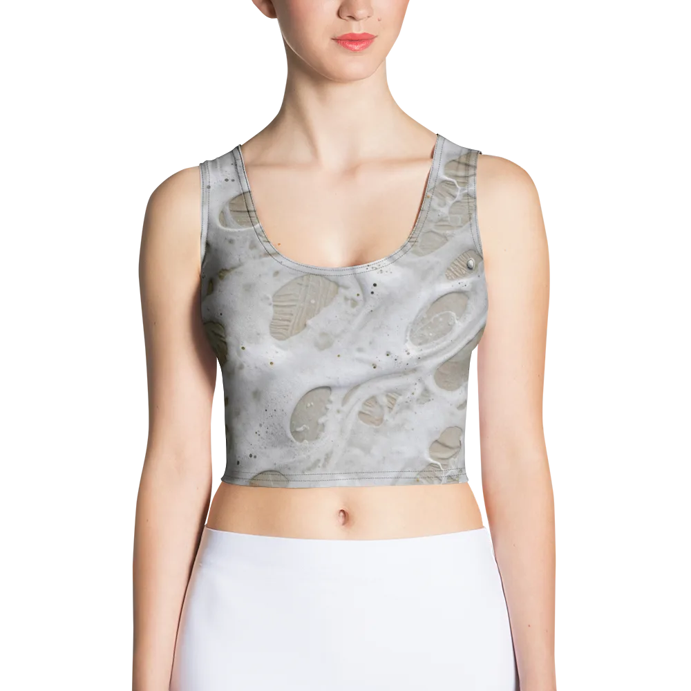 Moonstone Foam on Crop Top — Front