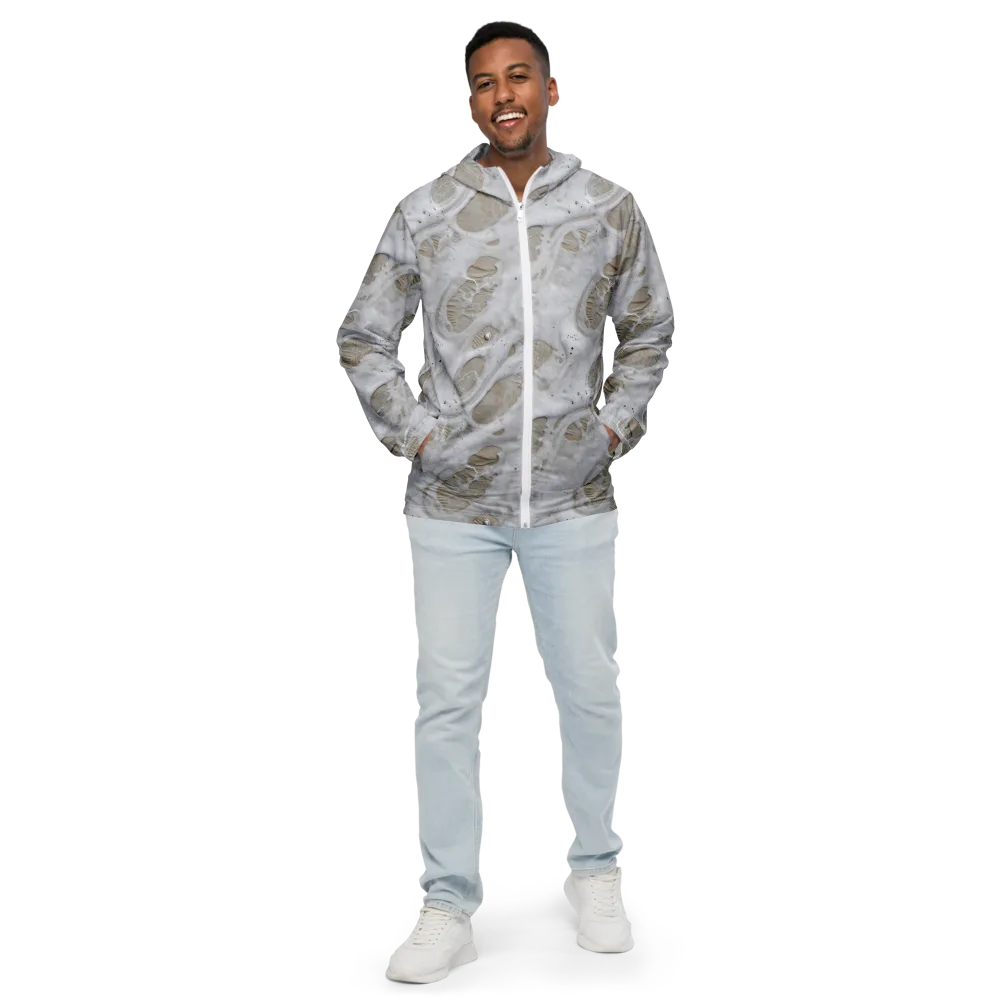 Moonstone Foam on Men's Windbreaker — Front