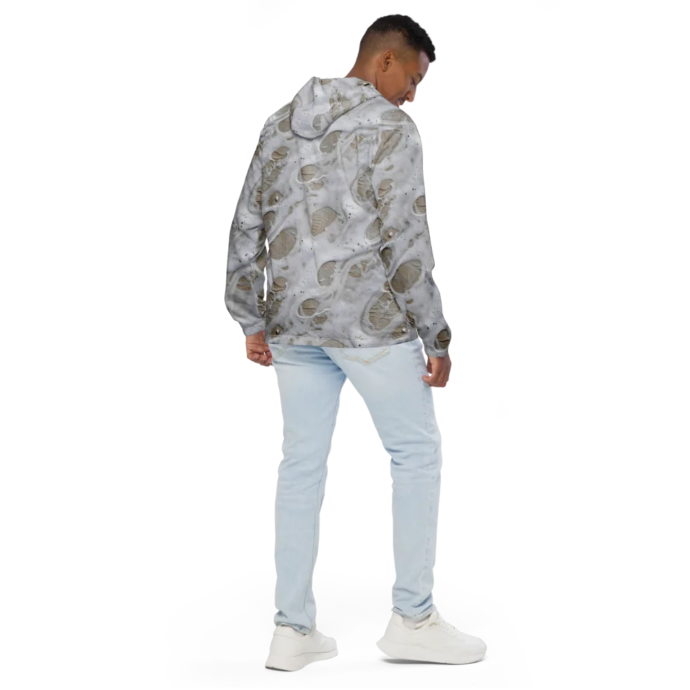 Moonstone Foam on Men's Windbreaker — Back
