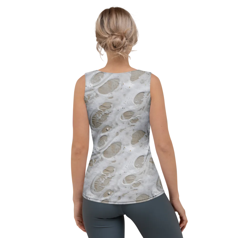 Moonstone Foam on Women's Tank Top — Back