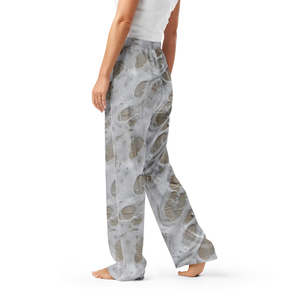 Moonstone Foam on Women's Pajama Pants — Left