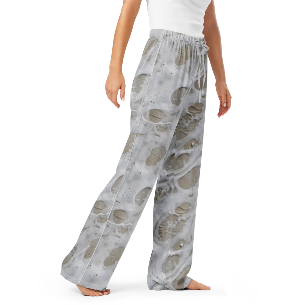 Moonstone Foam on Women's Pajama Pants — Right Front