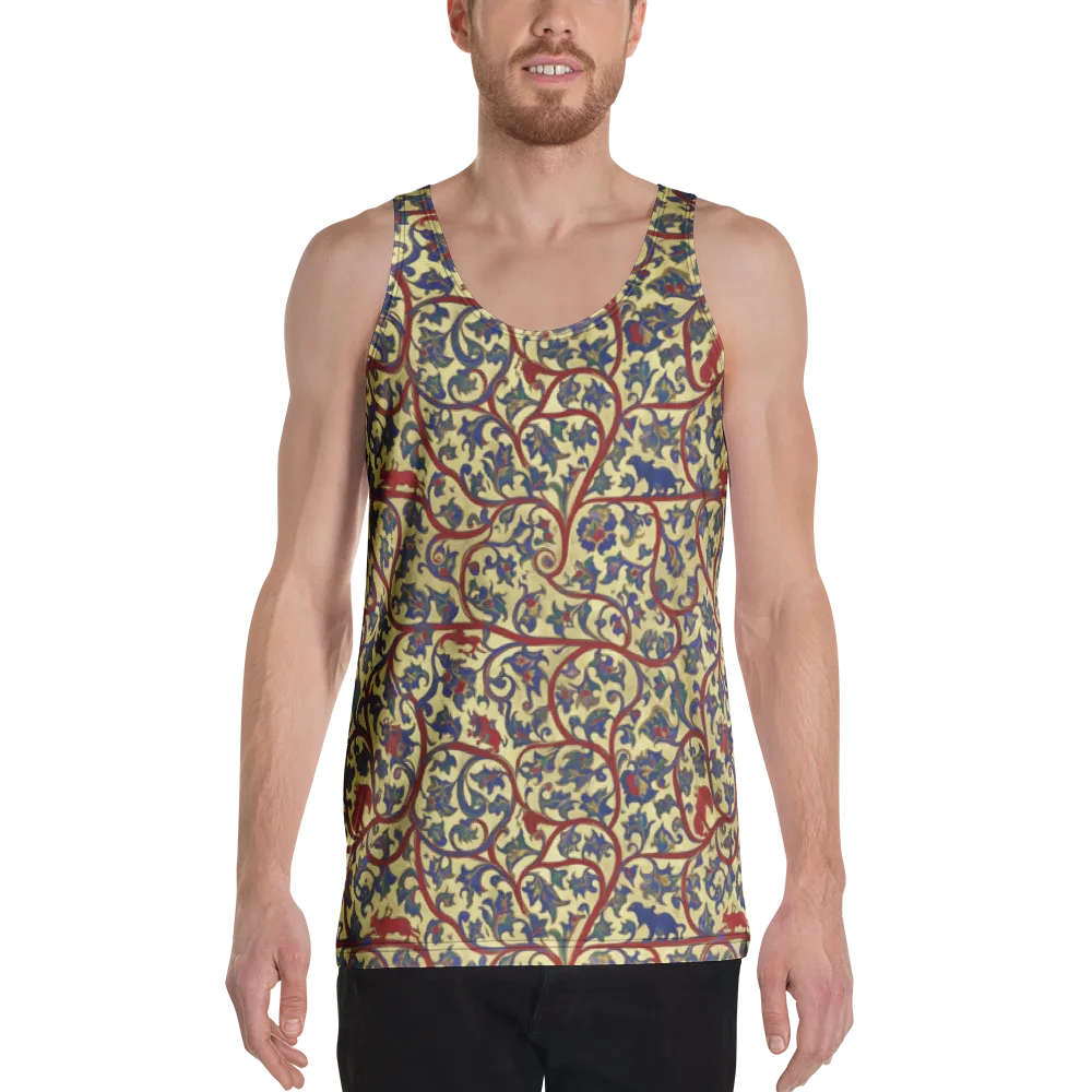 Gilded Vinework on Men's Tank Top — Front