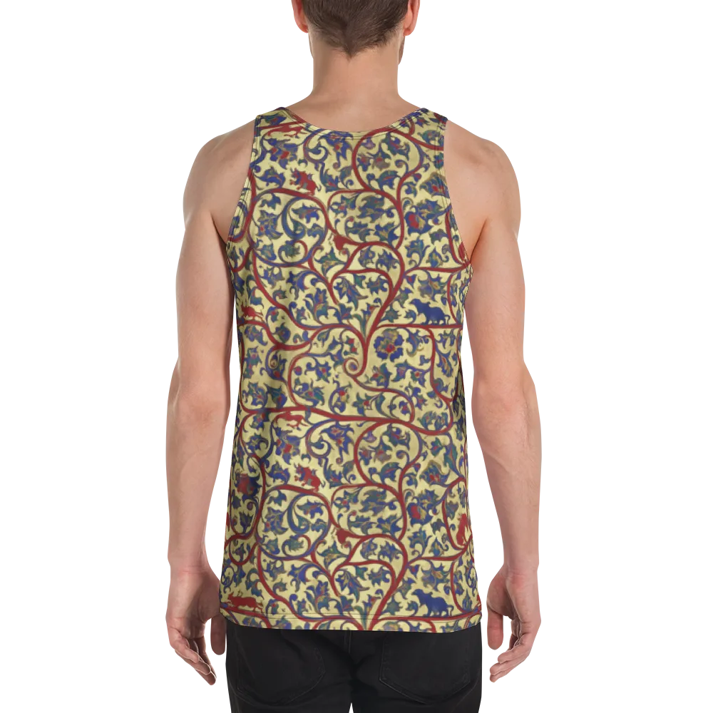 Gilded Vinework on Men's Tank Top — Back