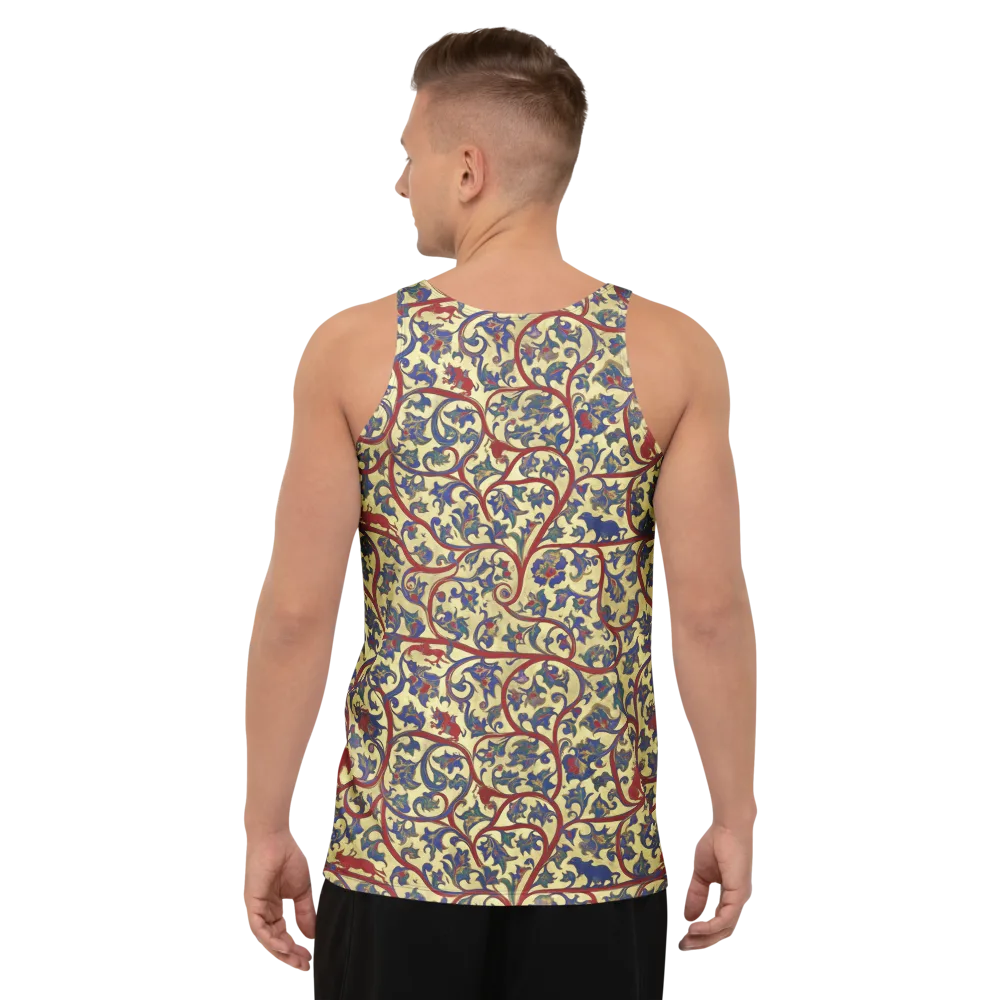 Gilded Vinework on Men's Tank Top — Back