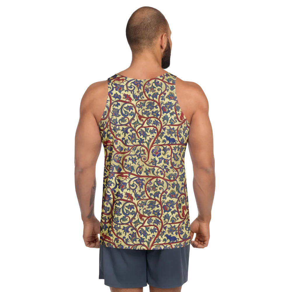 Gilded Vinework on Men's Tank Top — Back