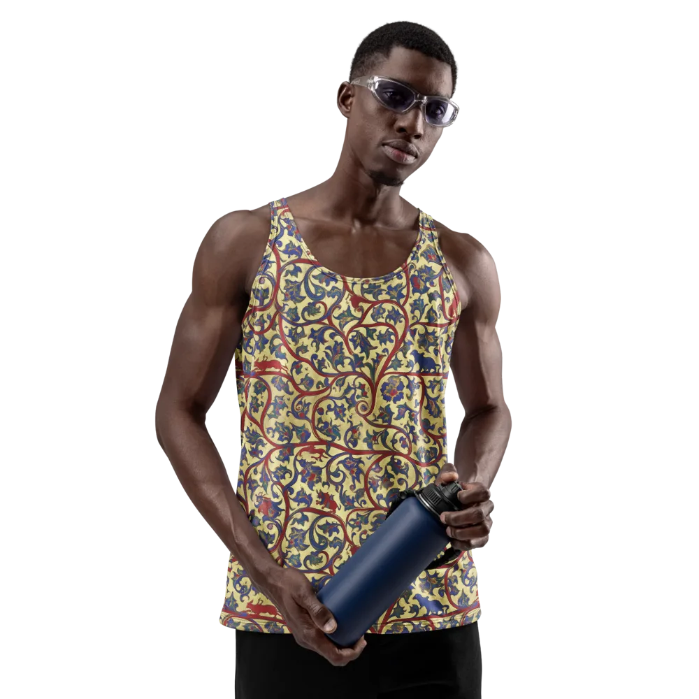 Gilded Vinework on Men's Tank Top — Front