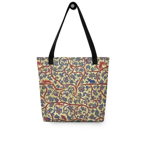 Gilded Vinework on a Tote Bag