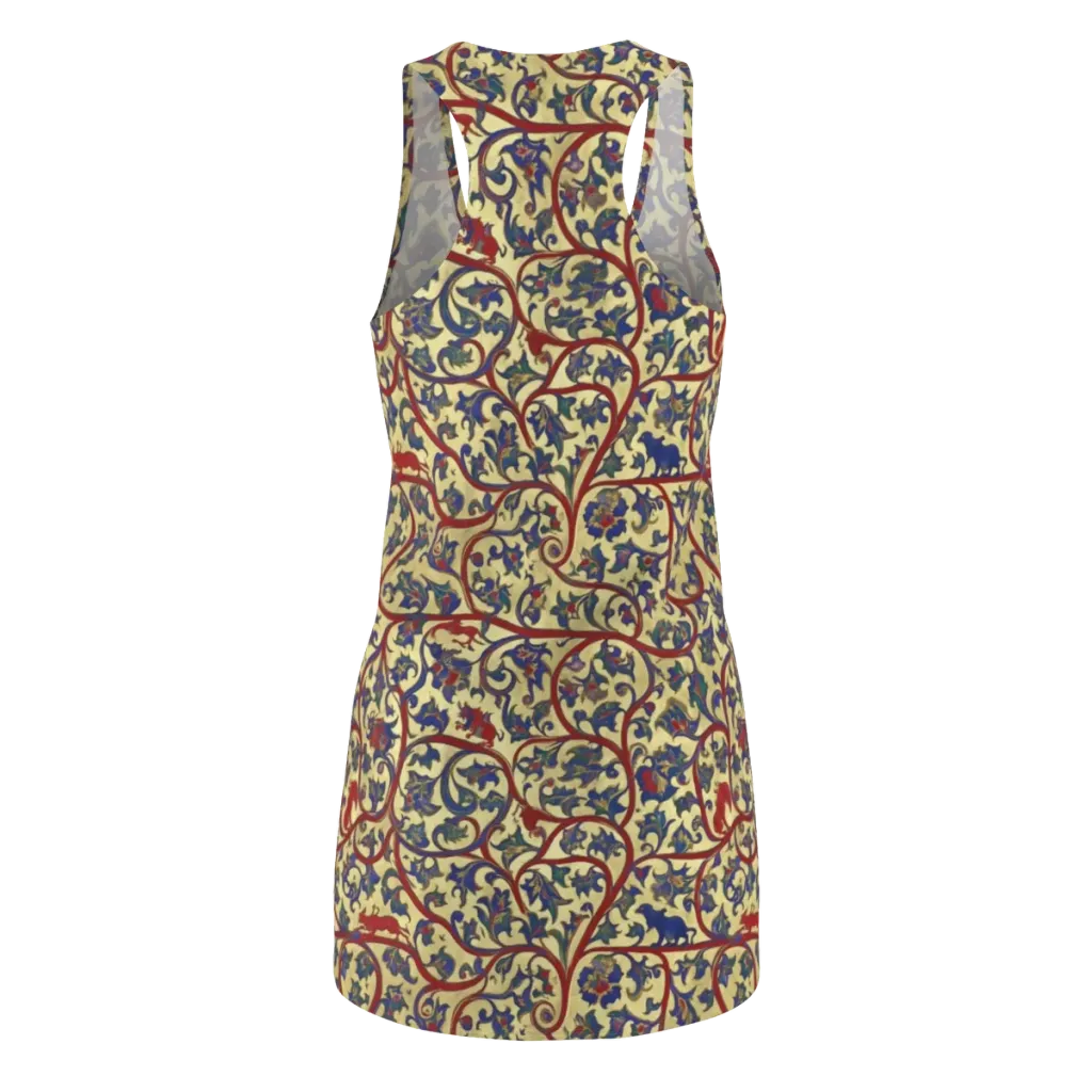 Gilded Vinework on Racerback Dress — Back