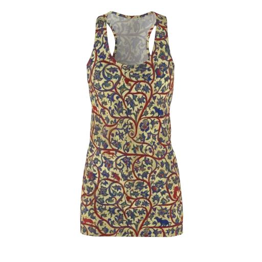 Gilded Vinework on a Racerback Dress