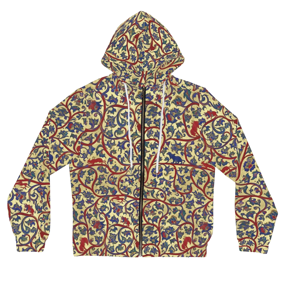 Gilded Vinework on Women's Full-Zip Hoodie — Front