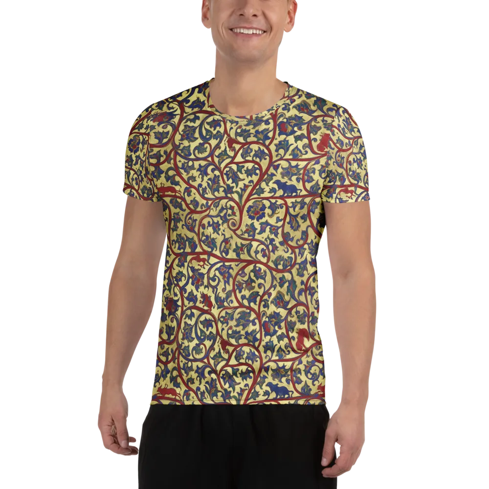 Gilded Vinework on Men's Athletic T-Shirt — Front