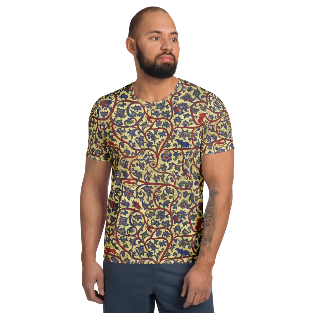 Gilded Vinework on Men's Athletic T-Shirt — Front
