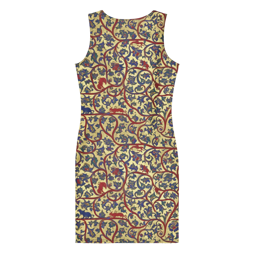 Gilded Vinework on Bodycon Dress — Back