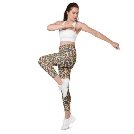 Gilded Vinework on a Leggings with Pockets