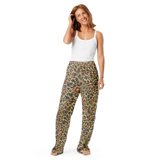 Gilded Vinework on a Women's Pajama Pants