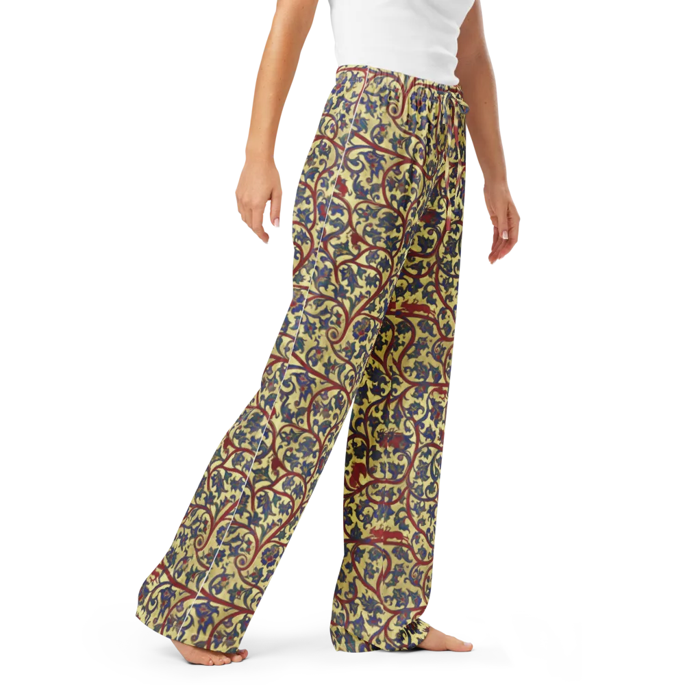 Gilded Vinework on Women's Pajama Pants — Right Front