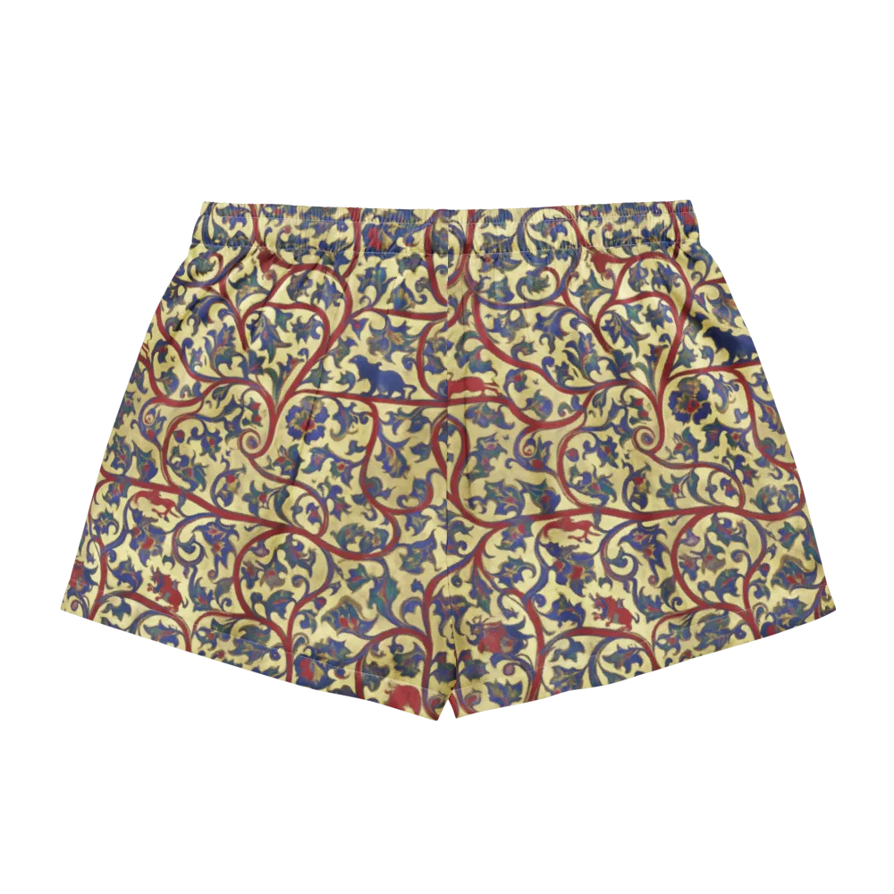 Gilded Vinework on Women's Pajama Shorts — Back