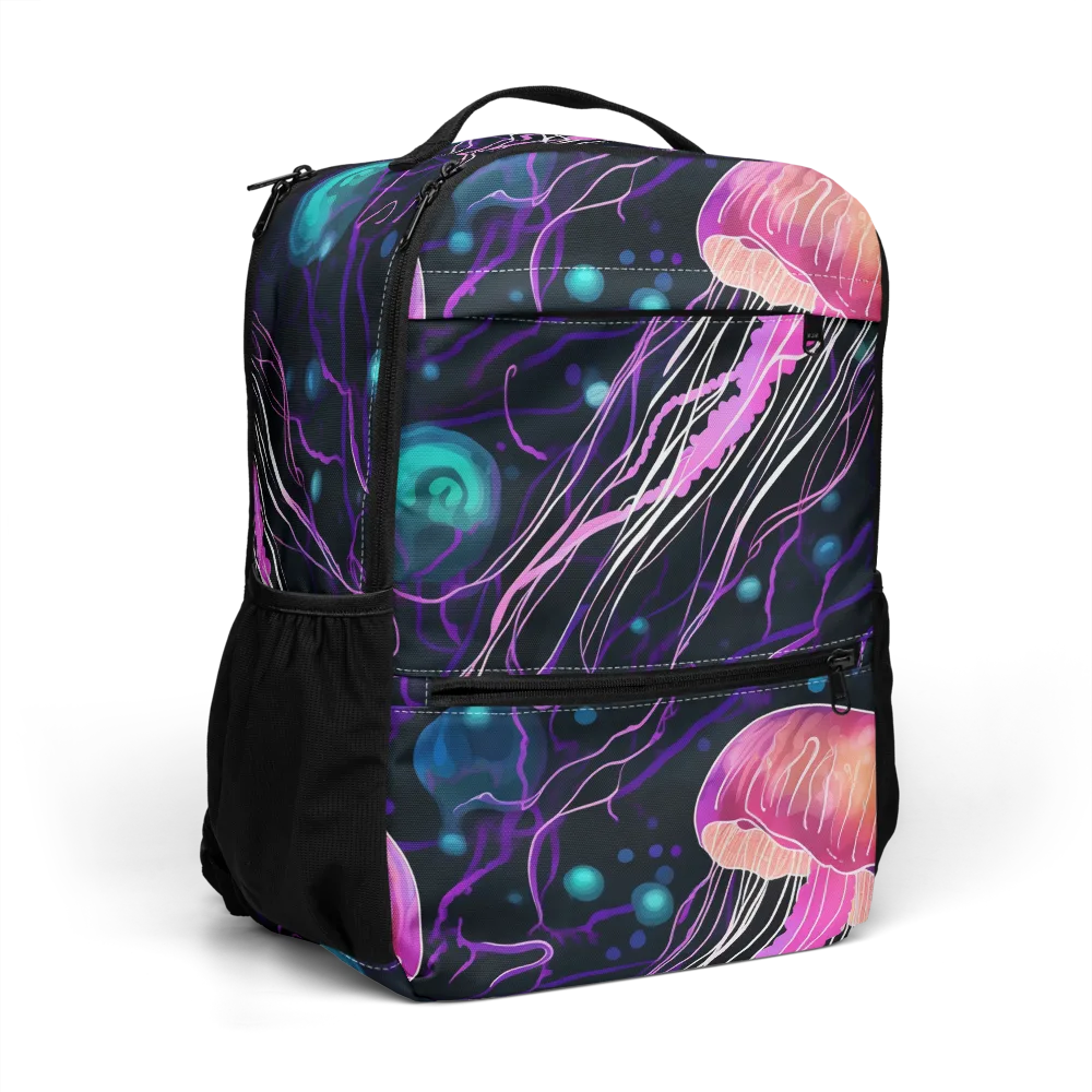 Neon Abyss on Utility Backpack — Right Front
