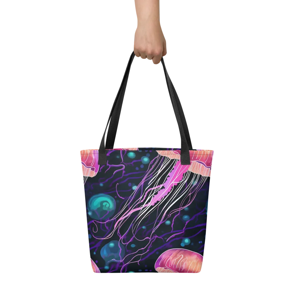 Neon Abyss on Tote Bag — Front