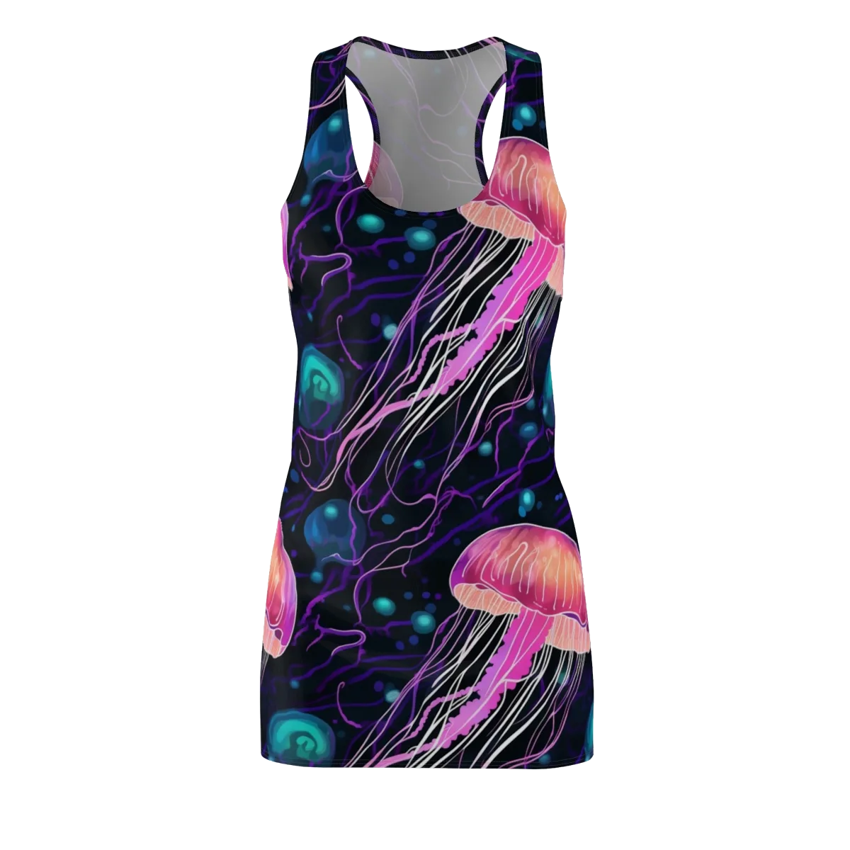 Neon Abyss on Racerback Dress — Front