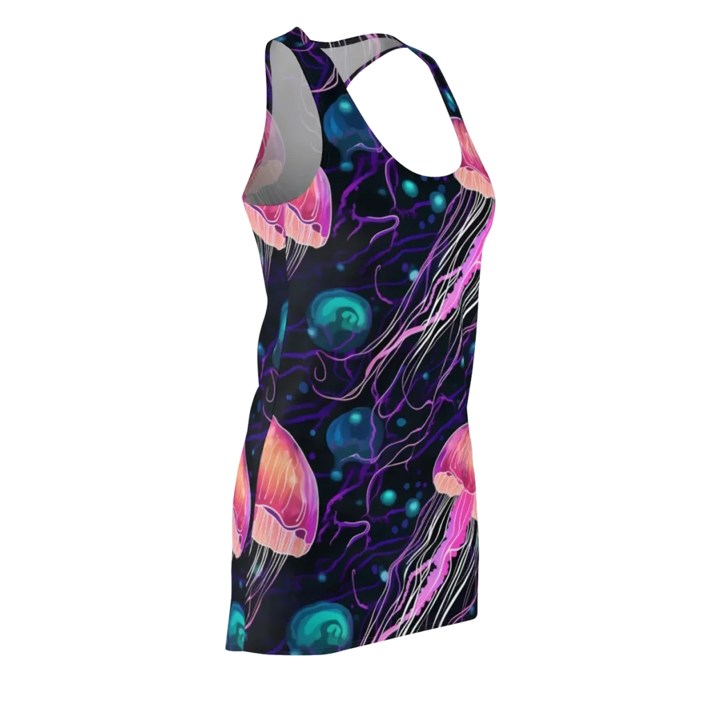 Neon Abyss on Racerback Dress — Front Side